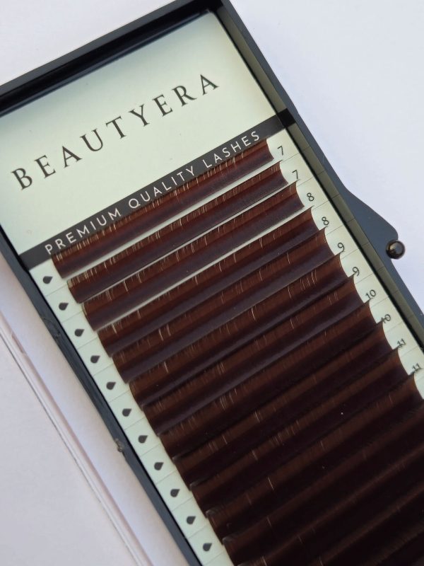 Volume Faux Mink Lashes / Dark Brown 0,07 CC curl